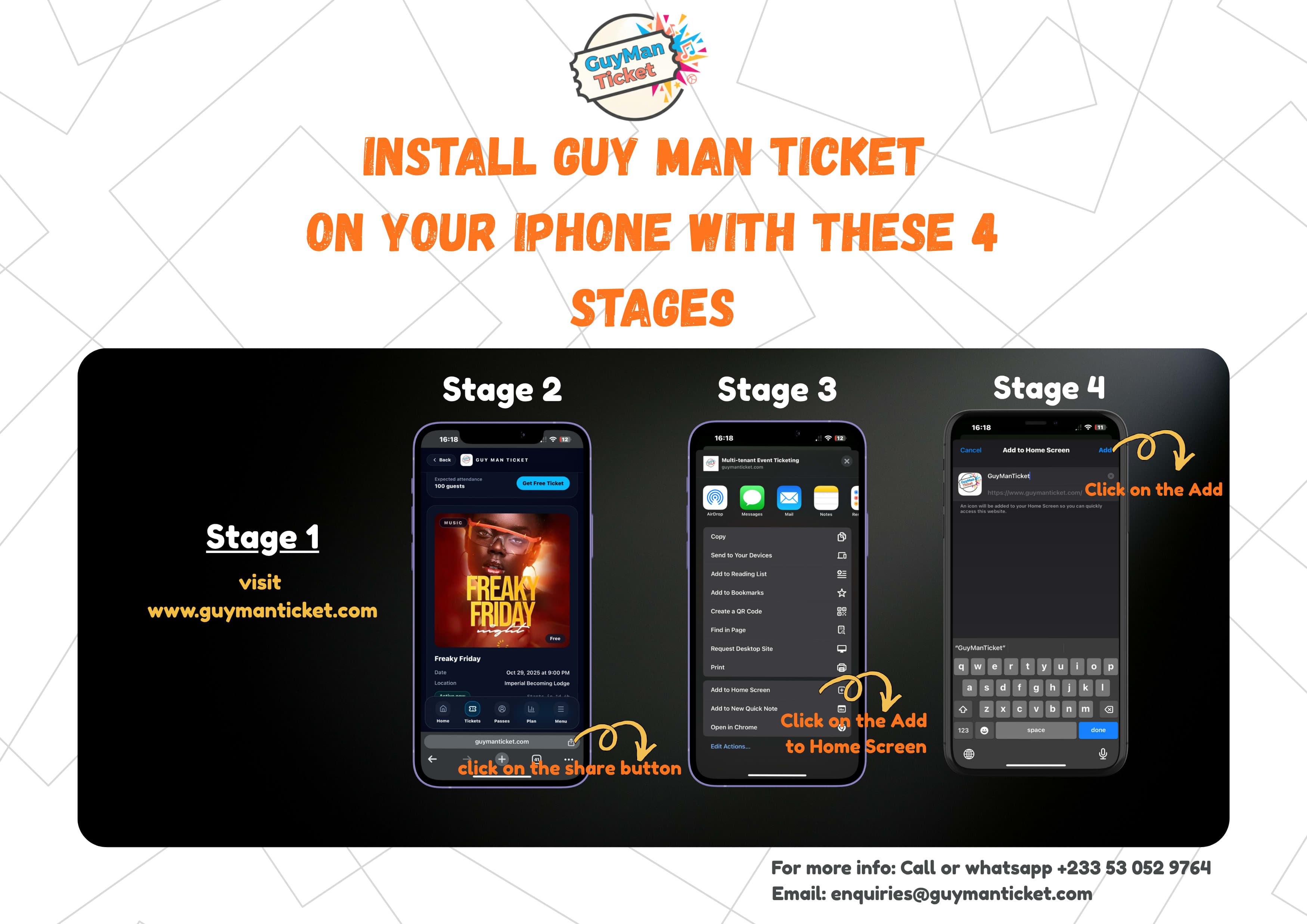 ๐ QUICK HACK: Get Guy Man Ticket on Your Home Screen in 4 Easy Steps! banner